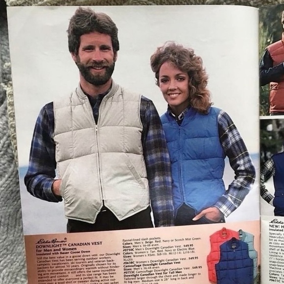 EDDIE BAUER 90s Vintage Goose Down Puffer Vest Size Medium - Picture 12 of 12